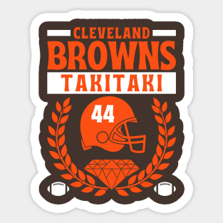 Cleveland Browns Takitaki 44 Edition 2 Sticker